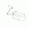 Repuestos de autos: Antena Manual Techo Hyundai H100 - Grace 90-96...
Nro. de Referencia: 96210-43008
